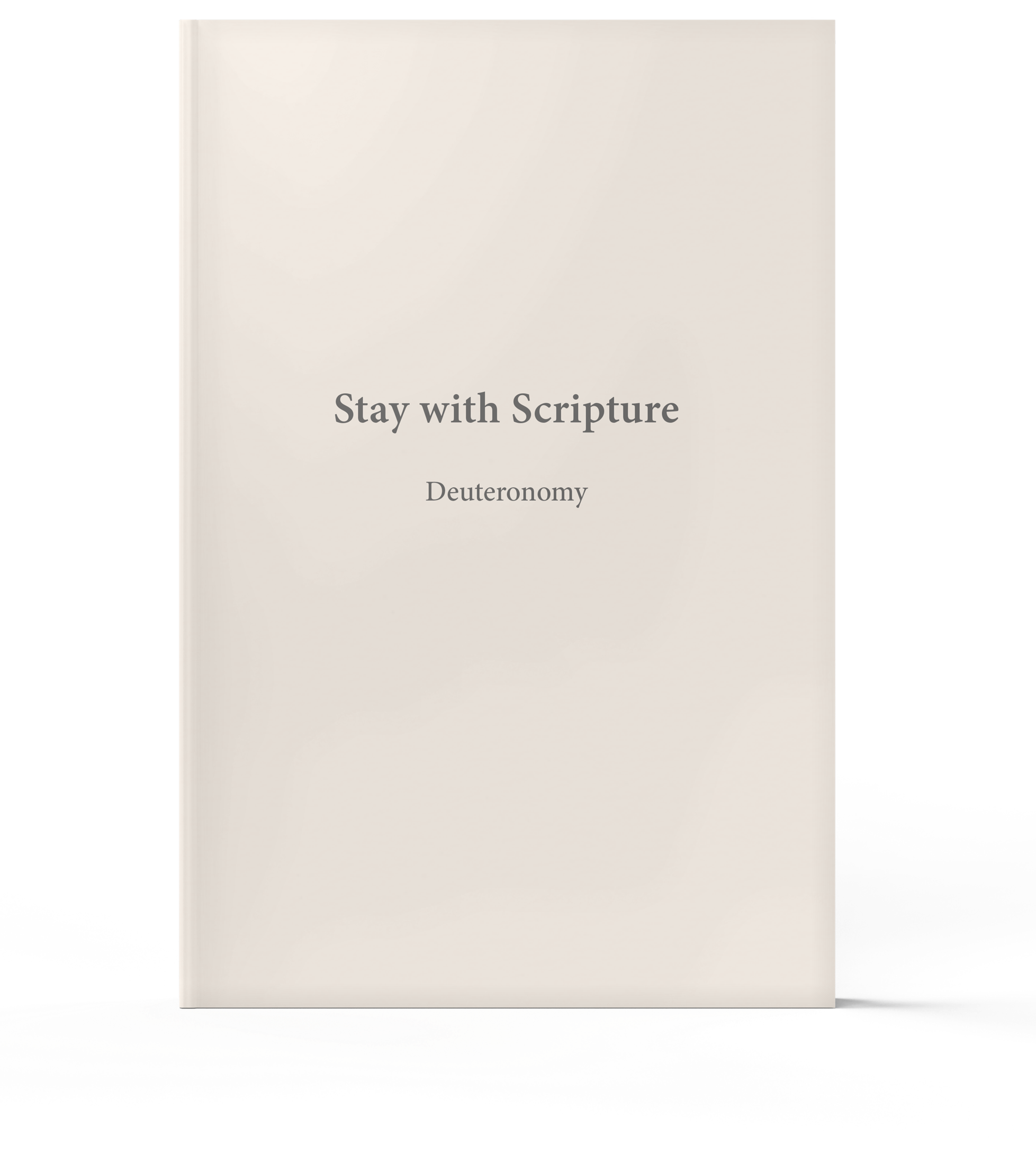 Deuteronomy journal cover